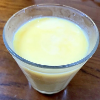 ゼラチン、卵黄で作るカスタードプリン